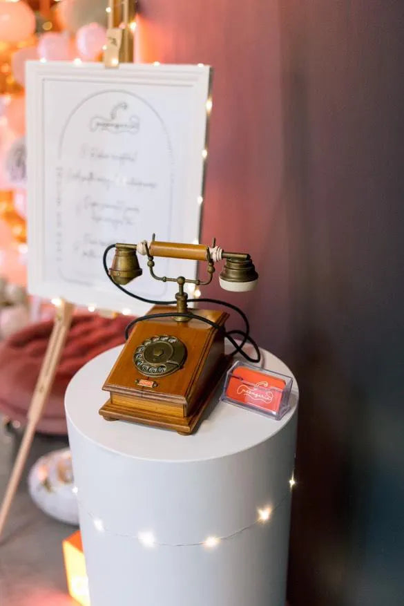 Telefon audio uestbook vintage Telcer Mesageria