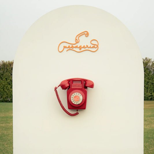 Audio guestbook vintage roșu (GPO 741, UK, 1970)